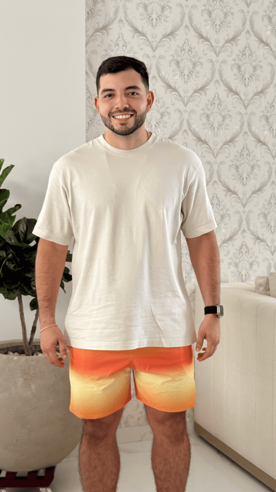 PANTALONETA DEGRADE AMARILLOS NARANJAS