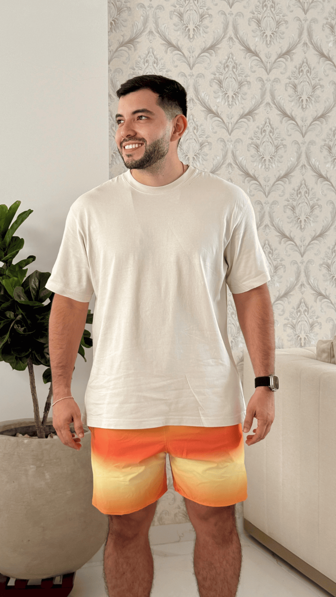 PANTALONETA DEGRADE AMARILLOS NARANJAS