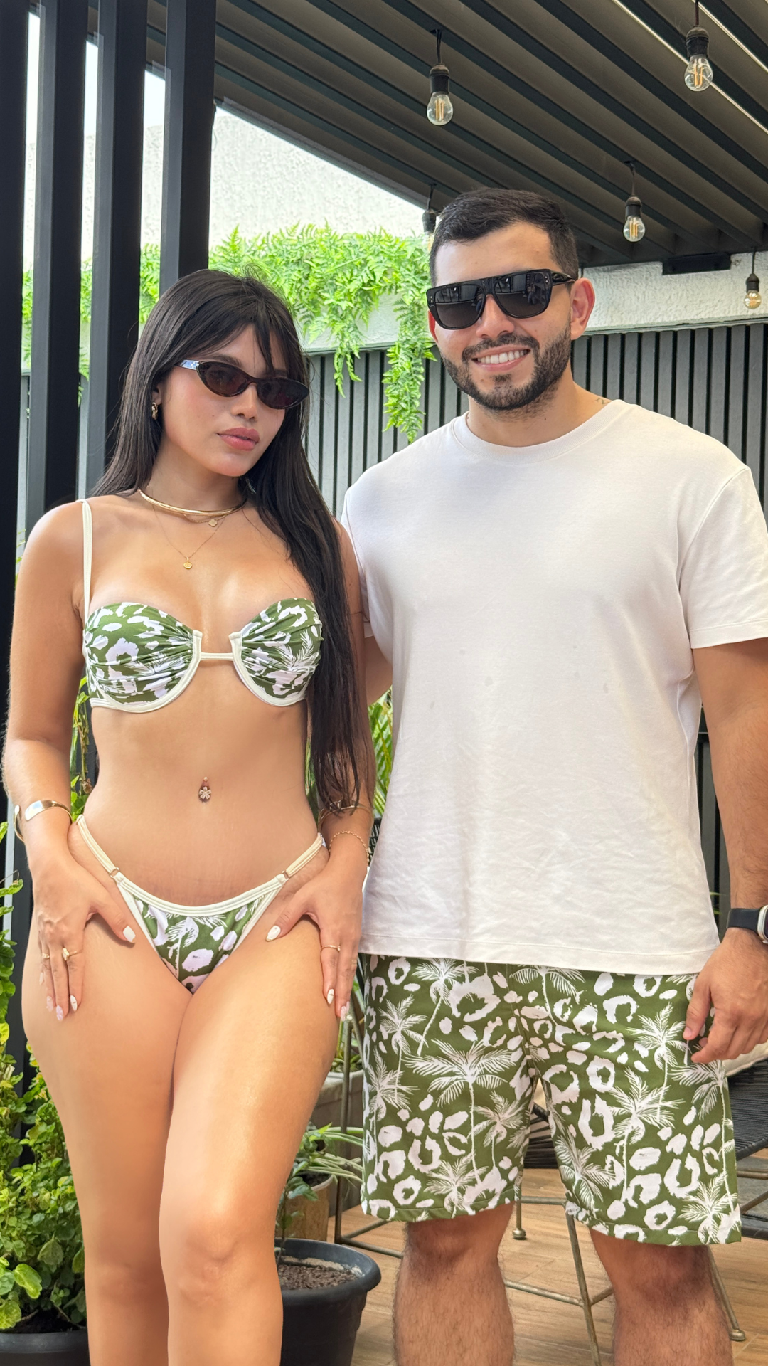BIKINI ESTAMPADO SELVA VERDE PARA DAMA