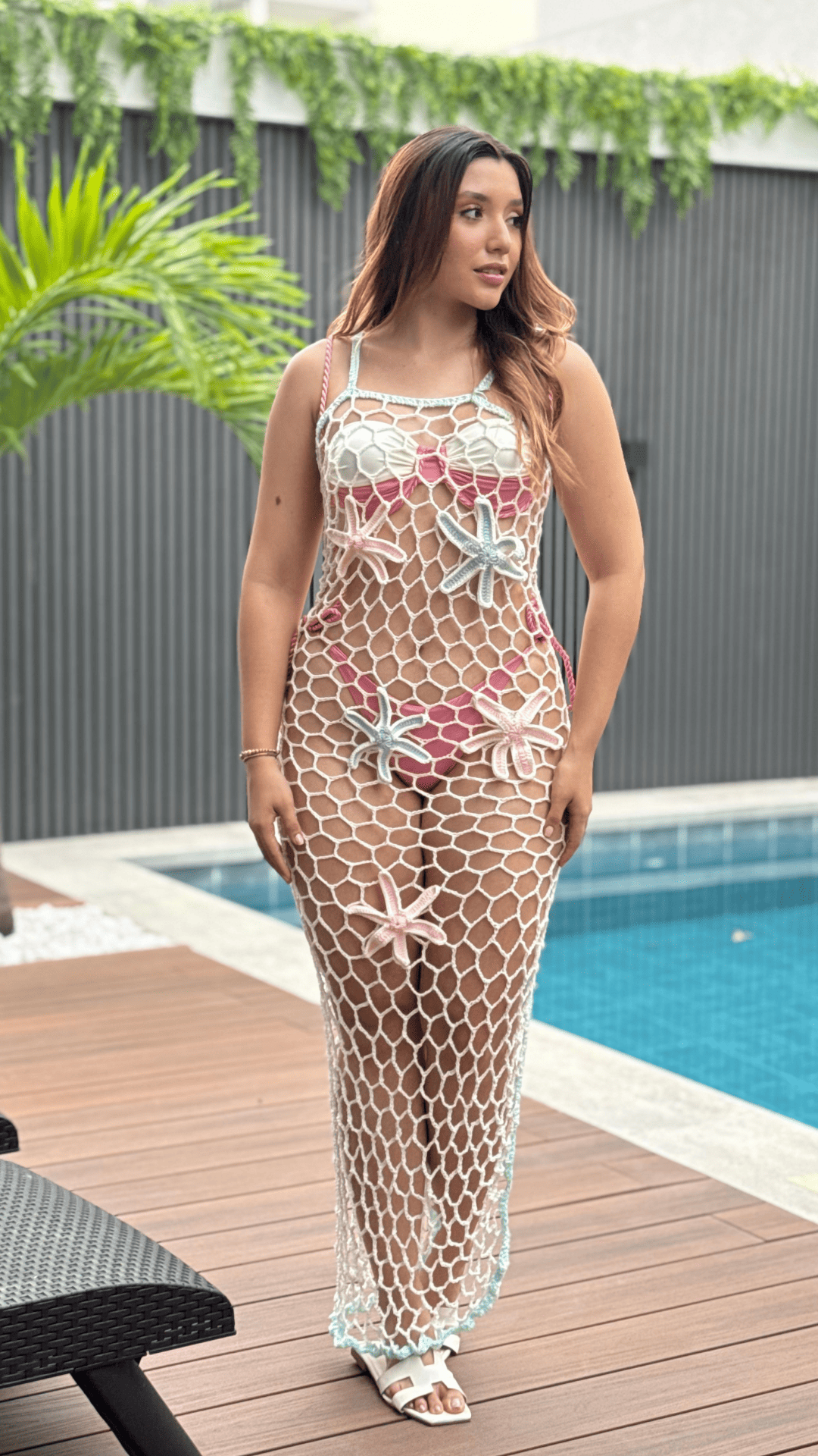 REF VESTIDO MALLA ESTRELLITAS DE MAR